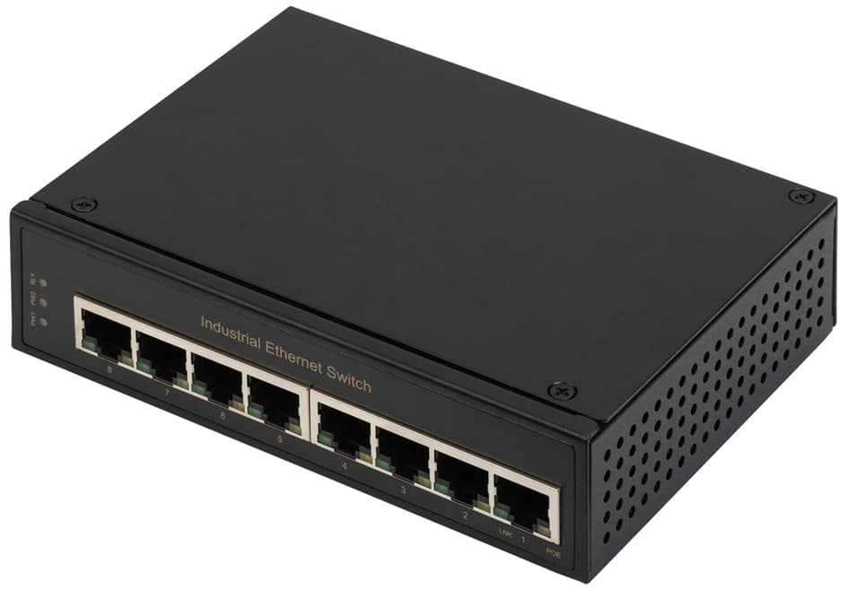 Digitus Industrial Gigabit Ethernet Switch, 8-Port