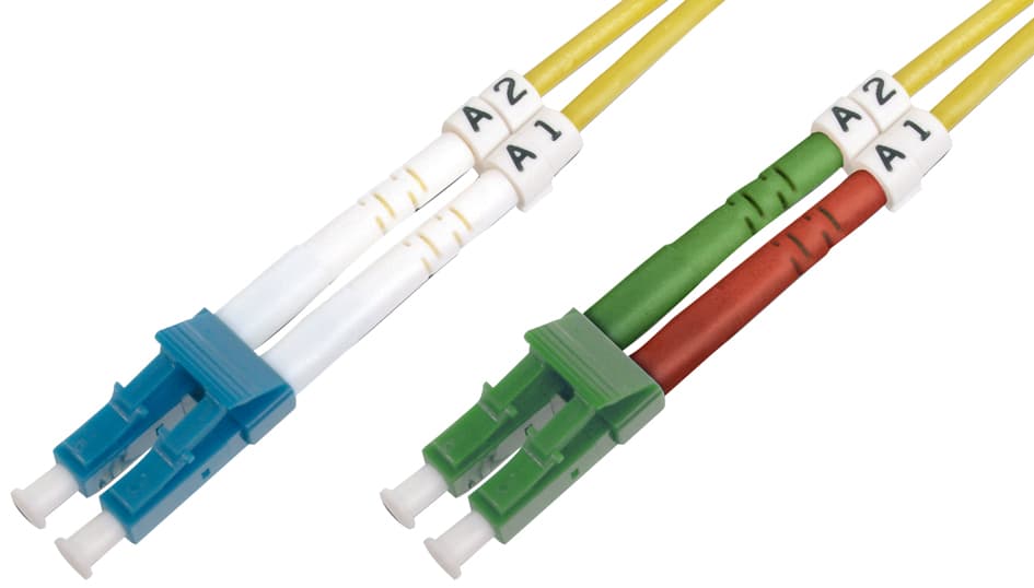 Digitus Lwl Patchkabel, Lc-Duplex (Apc) - Lc-Duplex (Pc), 2m