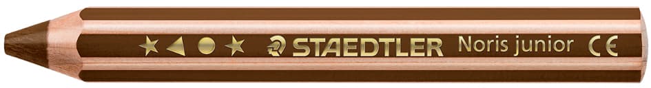 Staedtler Hexagonal-Buntstift Noris Junior, Van Dyke Braun