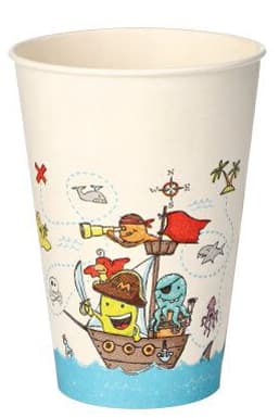 Papstar Papp-Trinkbecher , Pirate Crew, , 0,2 L