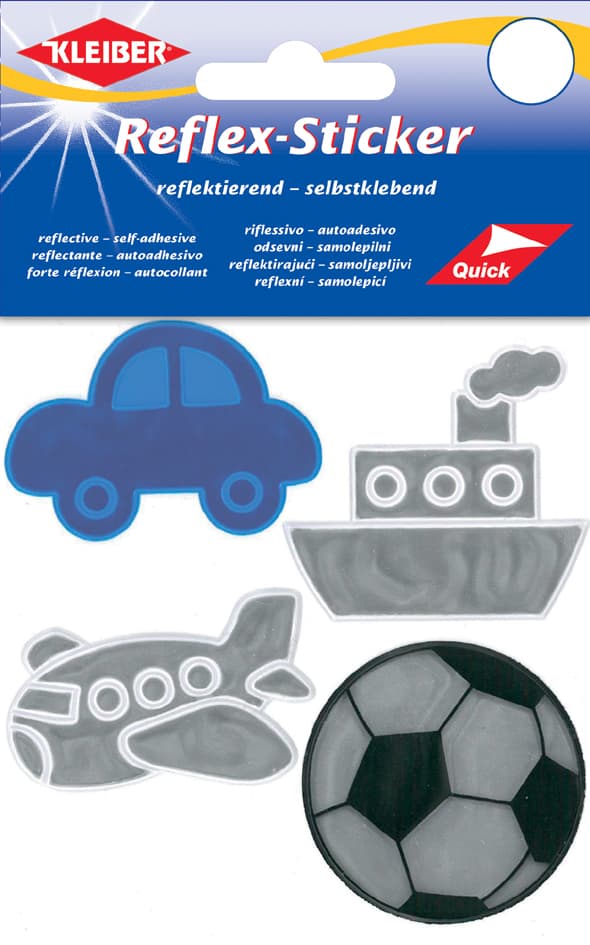 Kleiber Reflex-Sticker , Jungs, , Sortiert