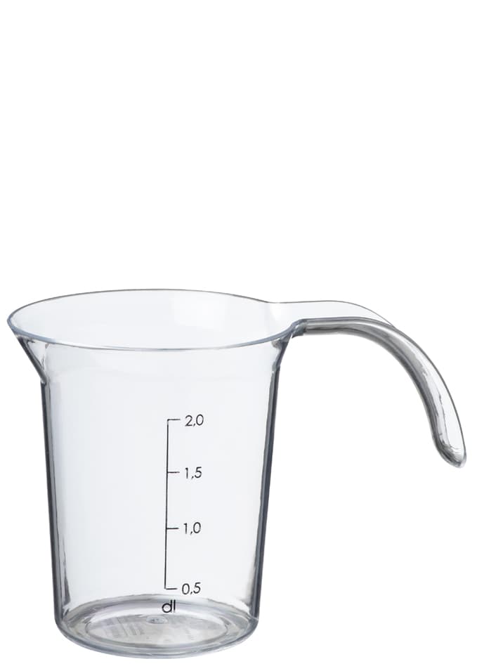 Plast Team Messbecher , Palermo, , 0,2 Liter, Transparent