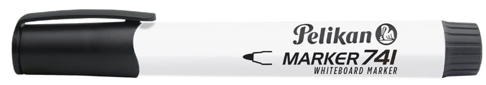 Pelikan Whiteboard-Marker 741, Rundspitze, Schwarz