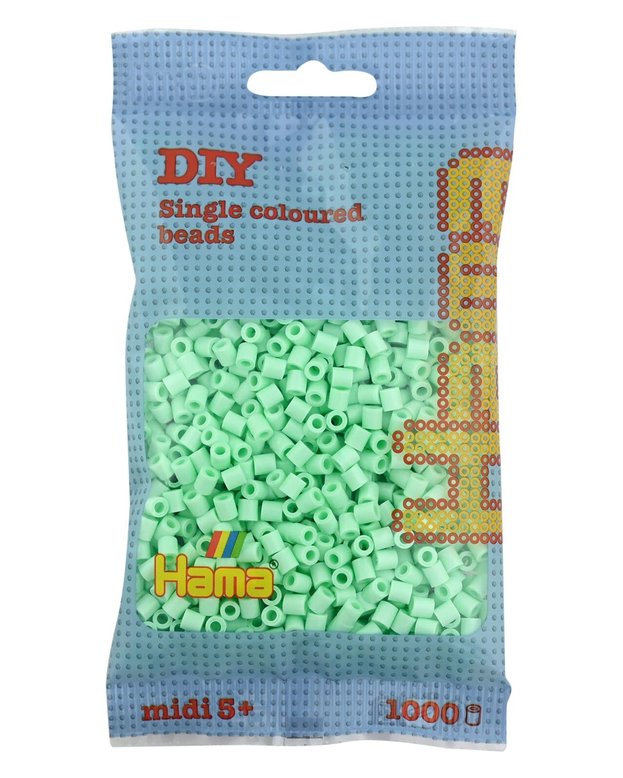 Hama Bügelperlen Midi, Pastell-Mint, Im Beutel