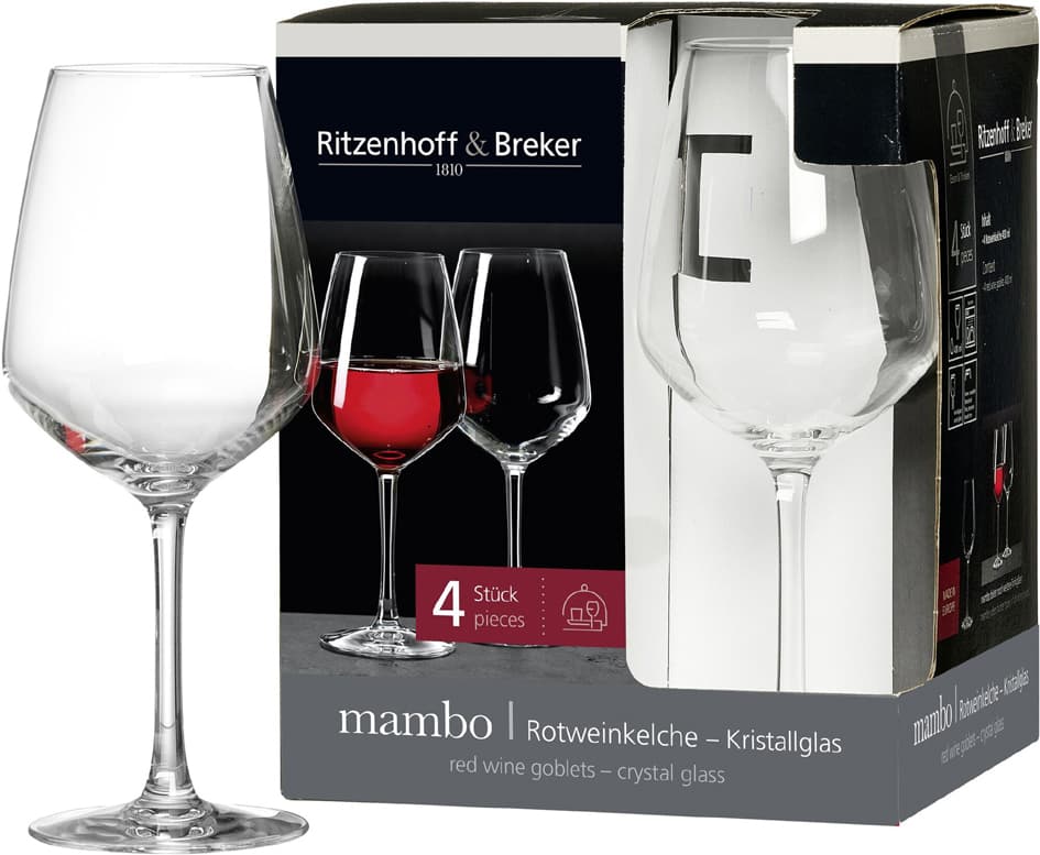 Ritzenhoff & Breker Rotweinglas Mambo, 0,4 L