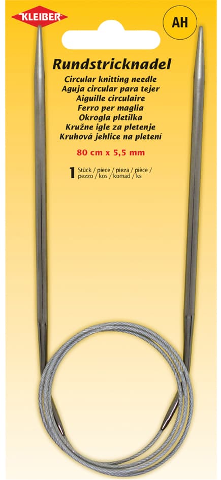 Kleiber Rundstricknadel, 800 Mm X 4,5 Mm