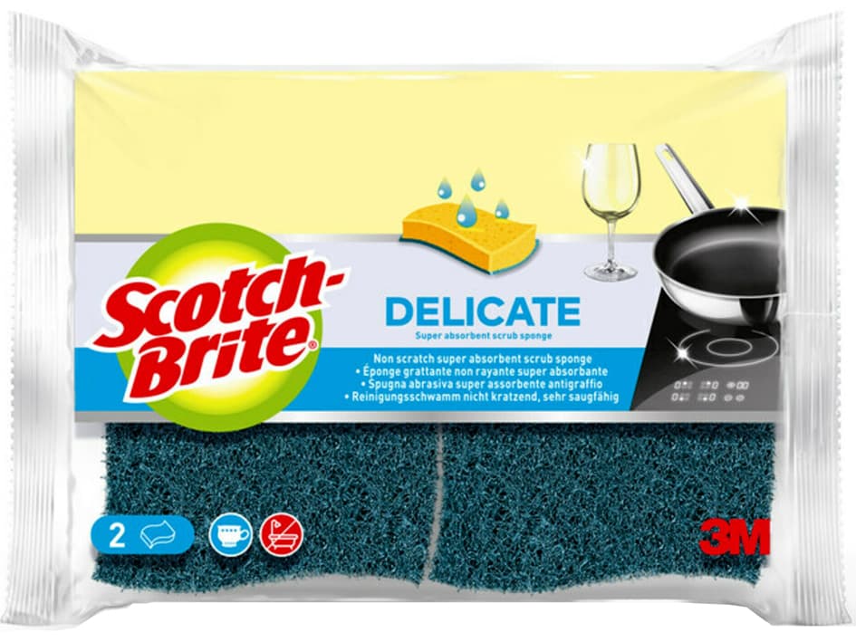 Scotch-Brite Naturfaser-Reinigungsschwamm Delicate