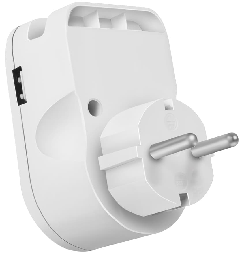Logilink Adapterstecker Mit Smartphone-Ablagefläche, Weiß