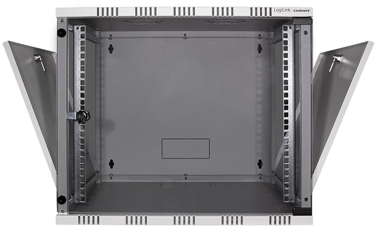 Logilink 19,  Wandverteiler Soho, 6 He, Schwarz (Ral9005)
