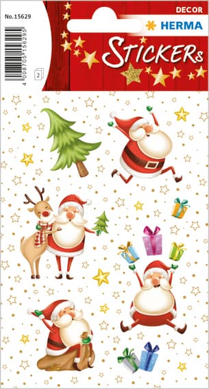 Herma Weihnachts-Sticker Decor , Fröhliche Weihnachten,