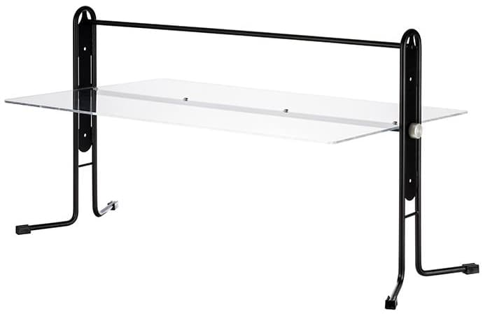 Aps Hygieneschutz Buffet Guard, Schwarz/Transparent