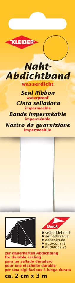 Kleiber Naht-Abdicht-Band, 20 Mm X 3 M, Weiß