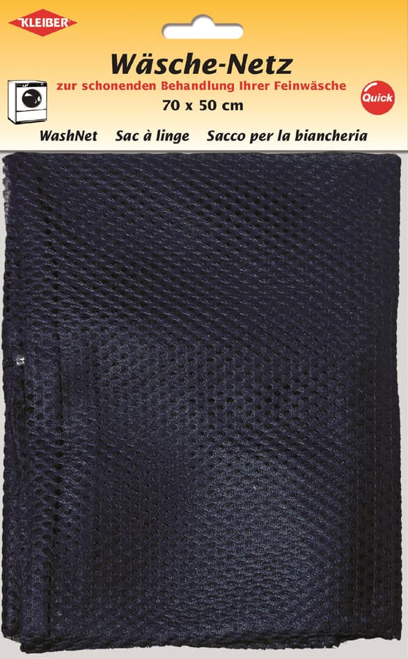 Kleiber Wäschenetz, Mit Reißverschluss, 700 X 500 Mm, Blau