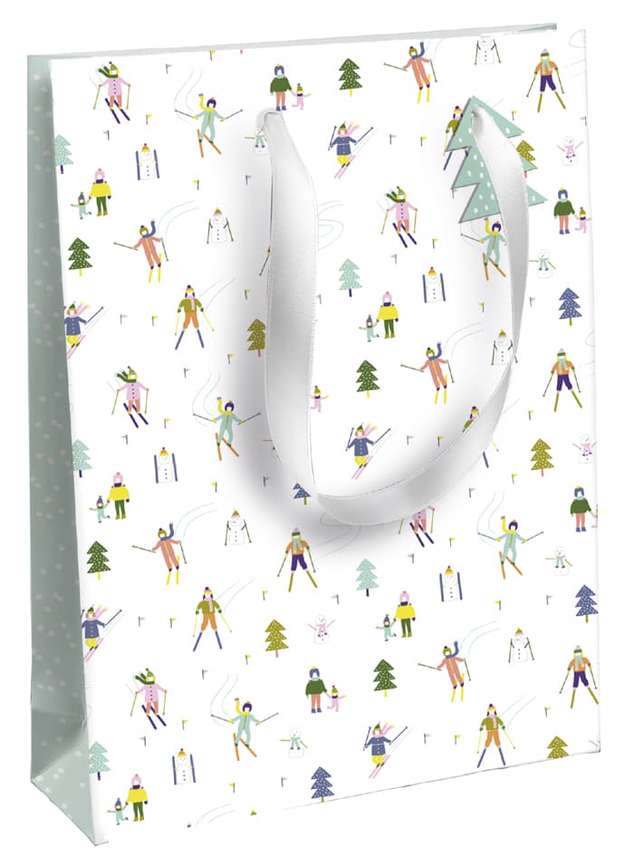 Clairefontaine Weihnachts-Geschenktüte , Schnee, , Mittel