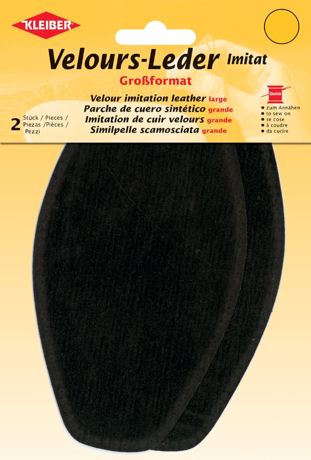 Kleiber Velour-Leder-Imitat, 95 X 185 Mm, Dunkelbraun