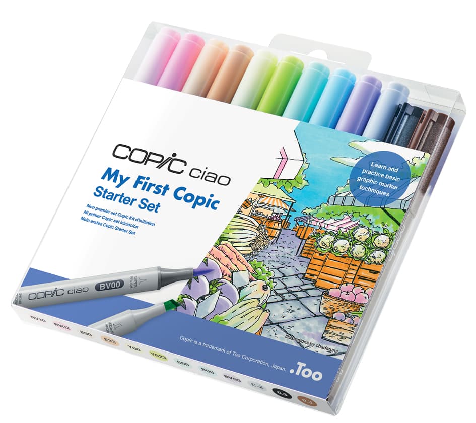 Copic Marker Ciao , My First Copic Starter Set,
