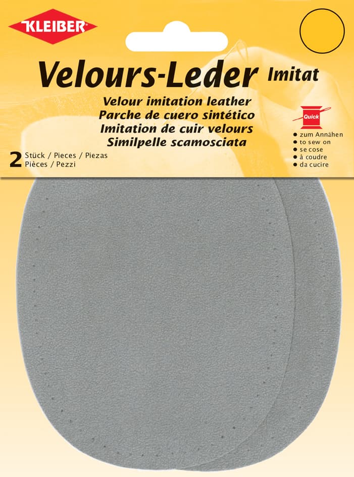 Kleiber Velour-Leder-Imitat, 100 X 130 Mm, Beige