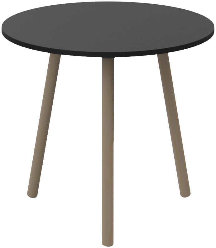 Paperflow Bistrotisch Palomba, Durchmesser: 800 Mm, Schwarz