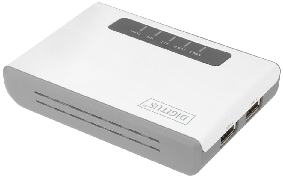 Digitus 2-Port Usb 2.0 Wireless Multifunction Network Server