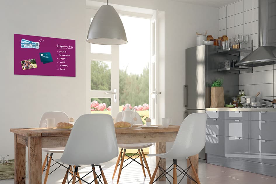 Be!Board Glas-Magnettafel, (B)600 X (H)400 Mm, Beere
