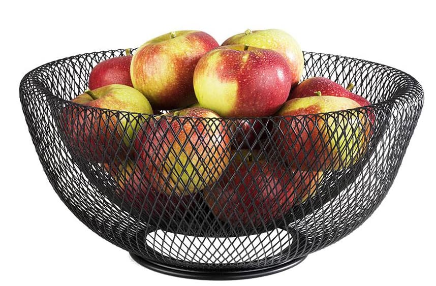 Aps Brot- Und Obstkorb Wire, Rund, Schwarz