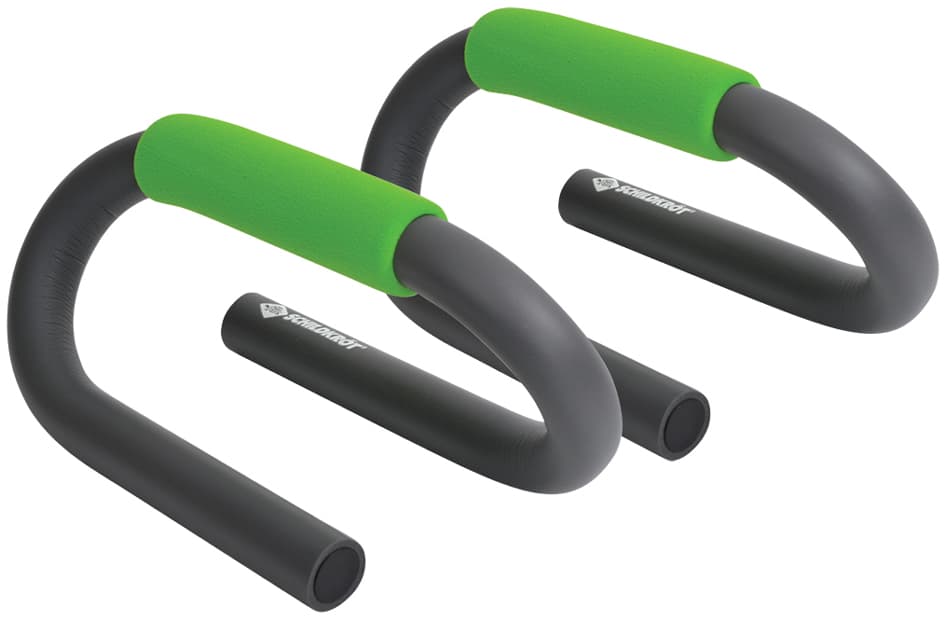 Schildkröt Liegestützengriffe Push Up Bars, Schwarz/Grün