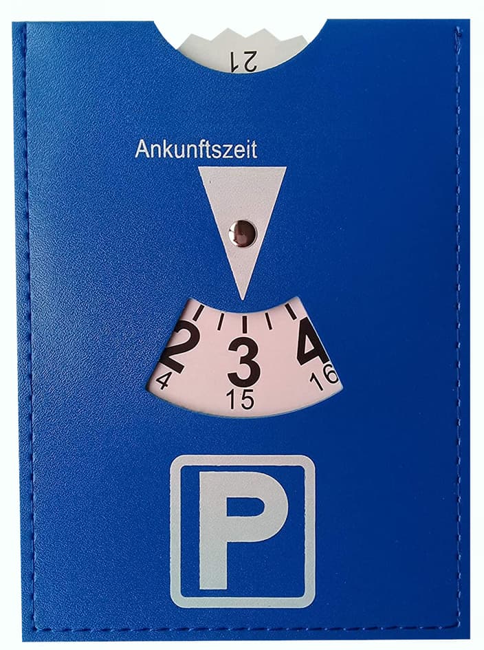 Iwh Parkscheibe, Aus Kunstleder, Blau