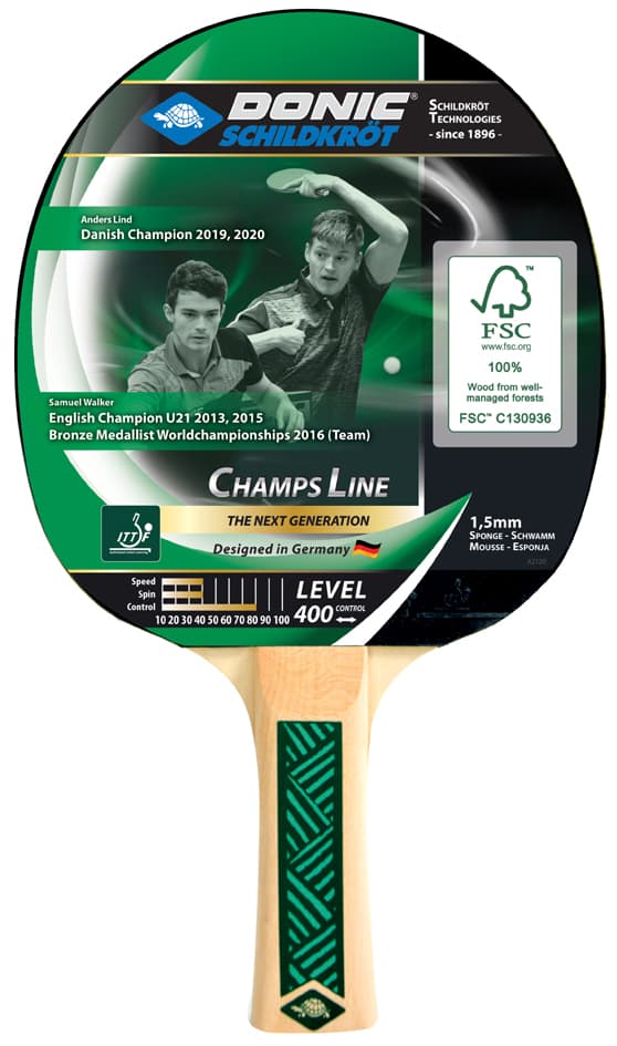Donic Schildkröt Tischtennisschläger , Champs Line 400,