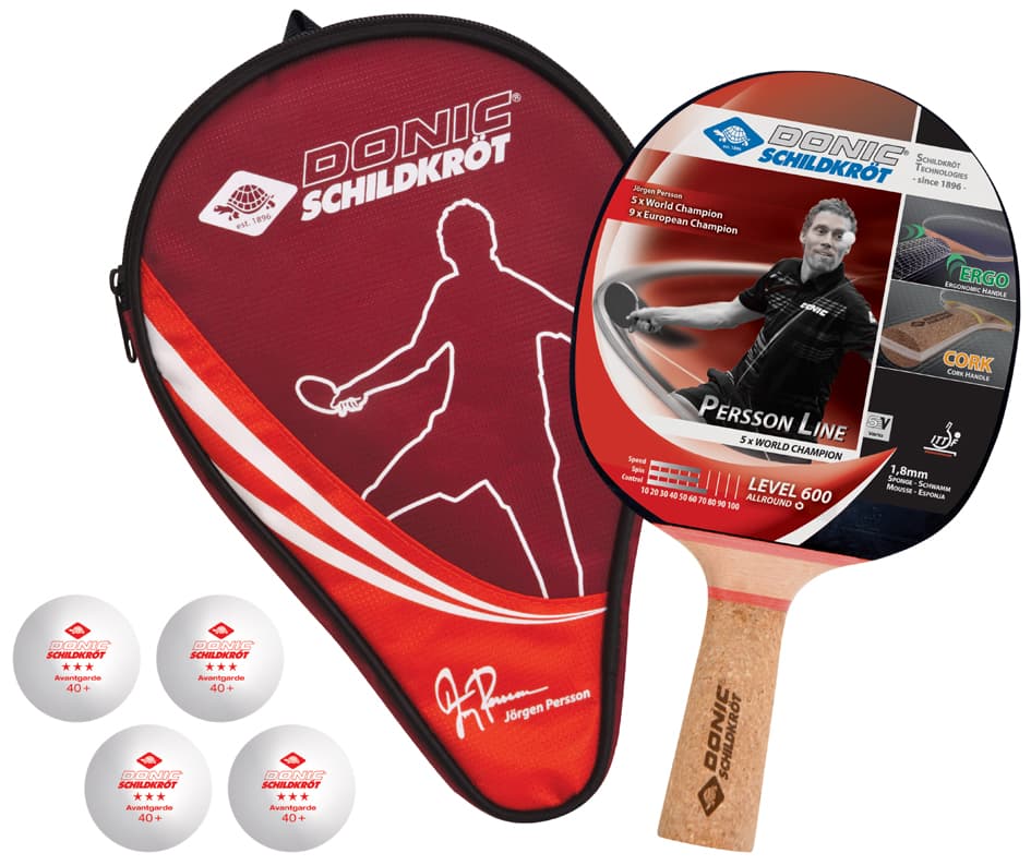Donic Schildkröt Tischtennis Geschenkset , Persson 600,
