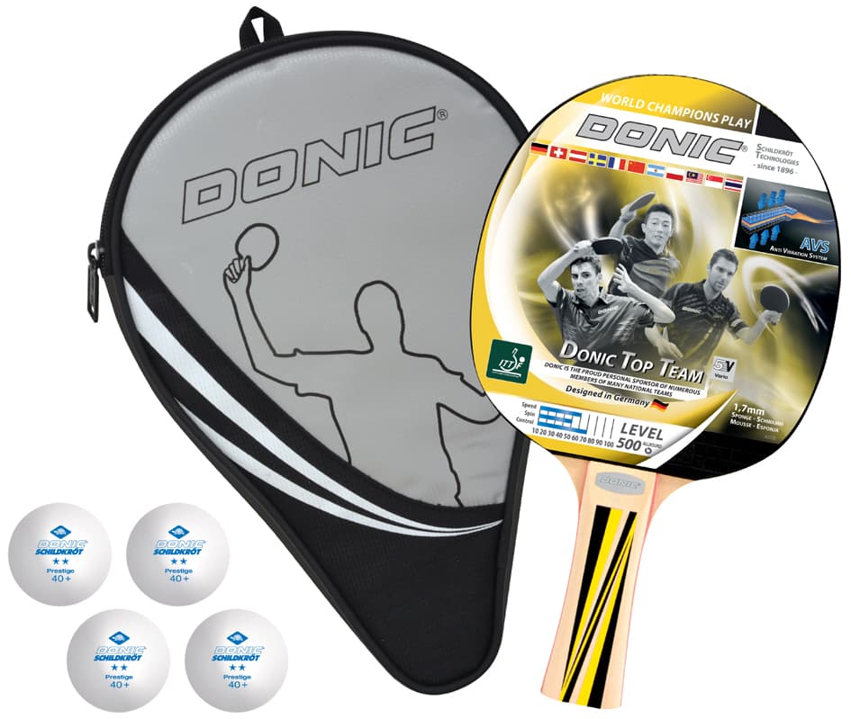 Donic Schildkröt Tischtennis Geschenkset , Top Team 500,
