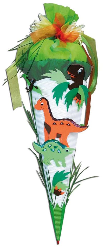 Roth Schultüten-Bastelset , Dino, , 6-Eckig, 680 Mm