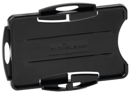 Durable Ausweishalter , Eco, , Für 2 Karten, Schwarz