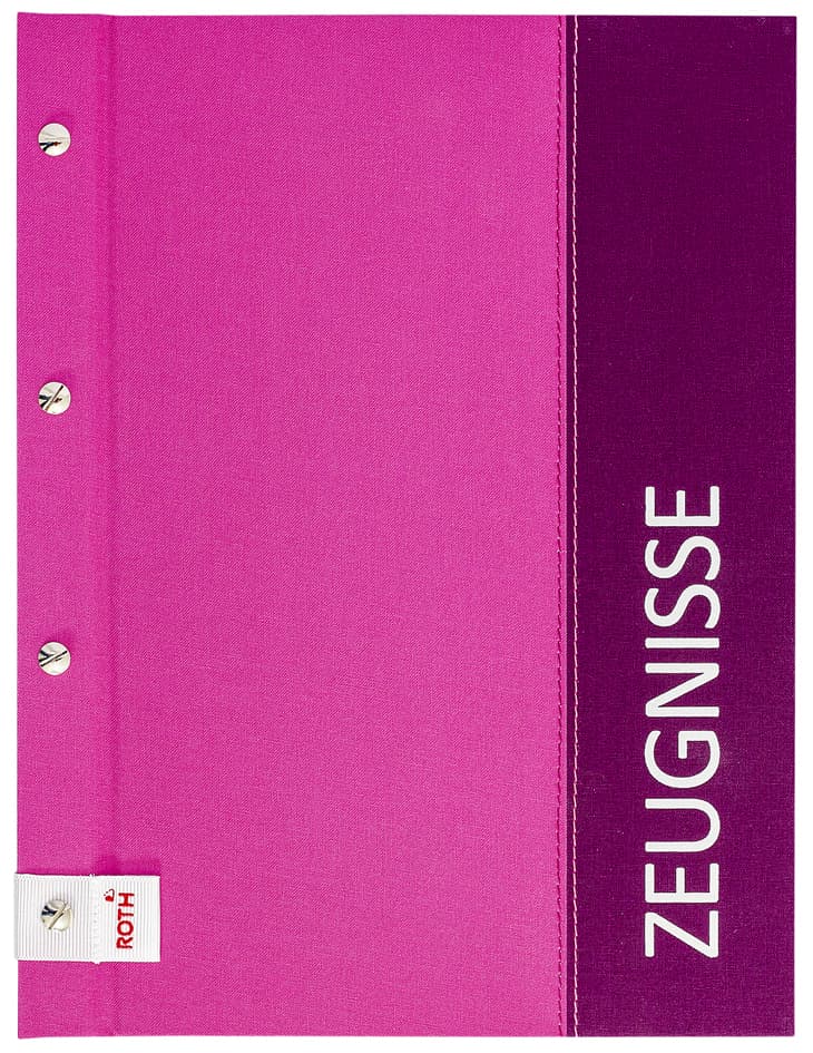 Roth Zeugnismappe , Spectrum, , Din A4, Pink