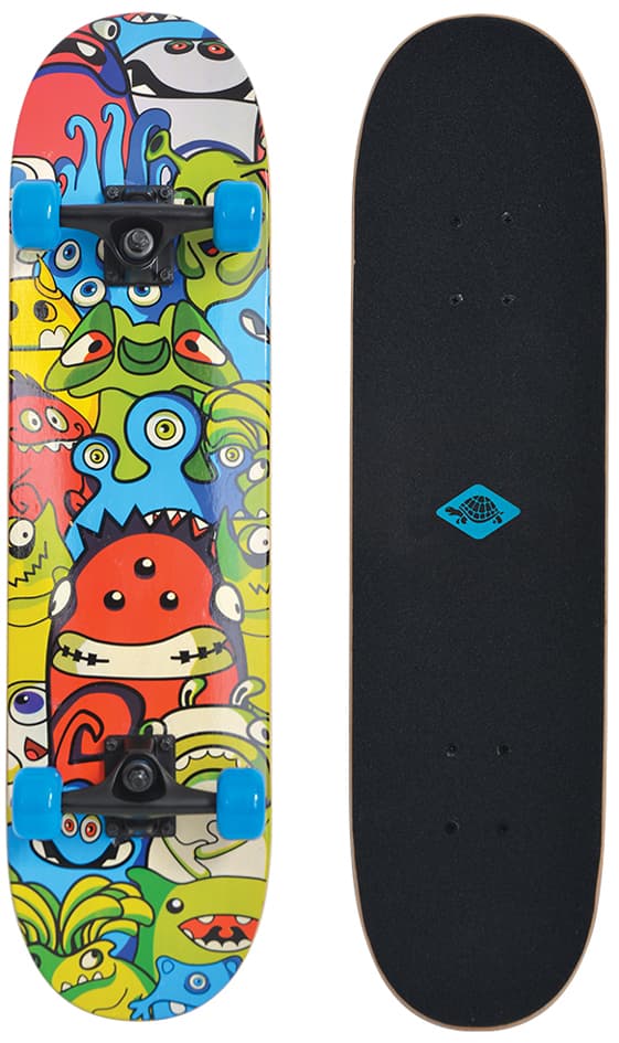 Schildkröt Skateboard Slider 31, Monsters