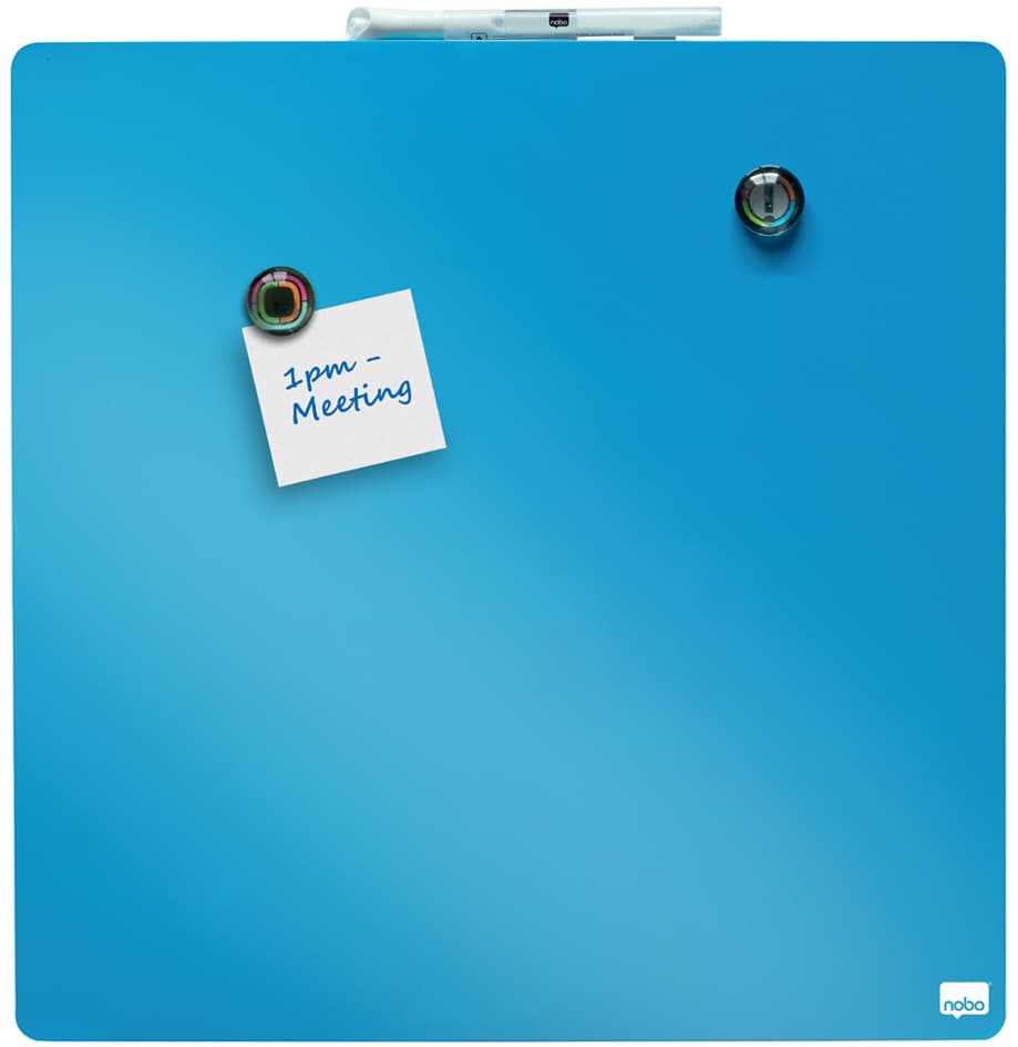 Nobo Weißwandtafel, Quadratisch, (B)360 X (H)360 Mm, Blau