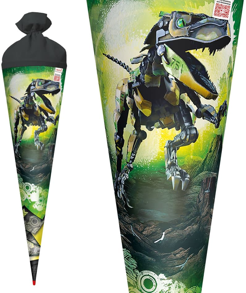 Roth Schultüte , Robo-Rex, , Rund, 700 Mm, Mit Effekt