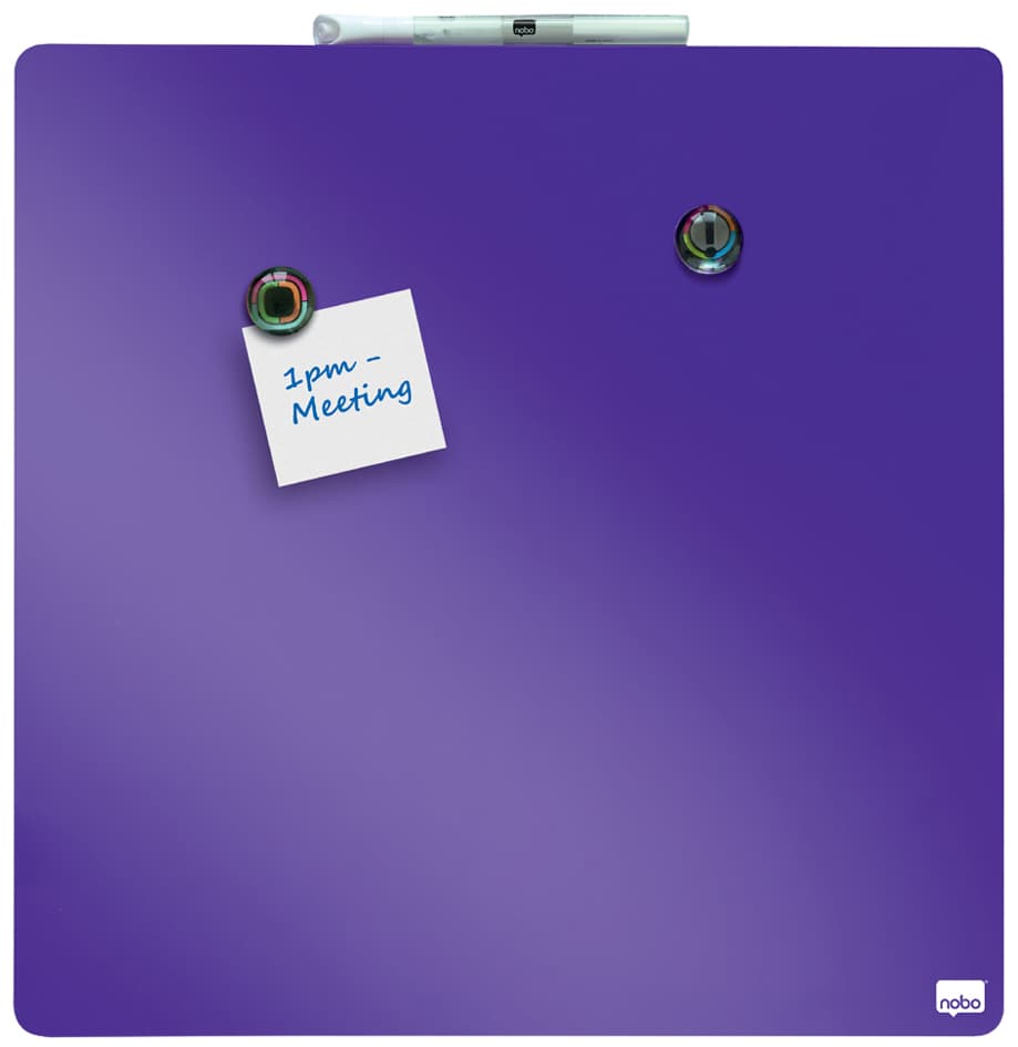 Nobo Weißwandtafel, Quadratisch, (B)360 X (H)360 Mm, Violett