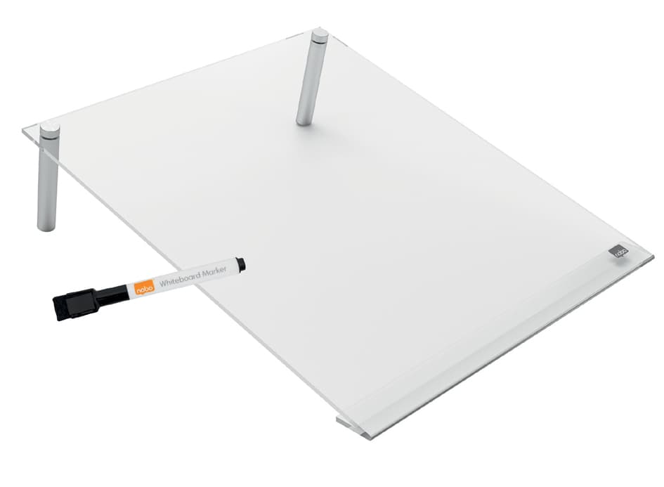Nobo Acryl-Notiztafel, Din A4, Randlos, Glasklar