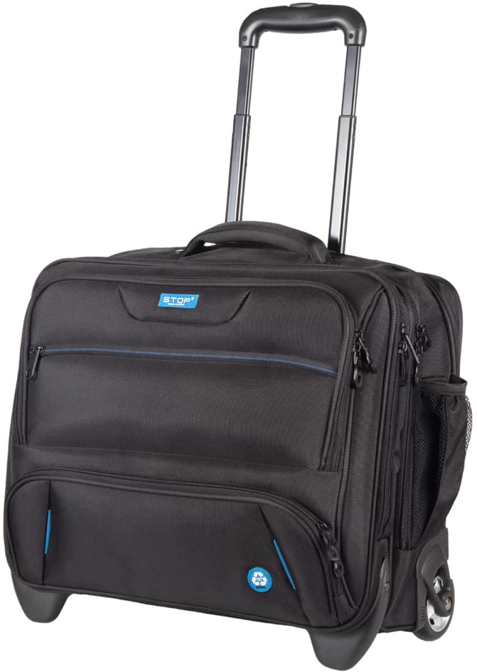 Stop Business Notebook-Trolley Rpet Borneo, Schwarz