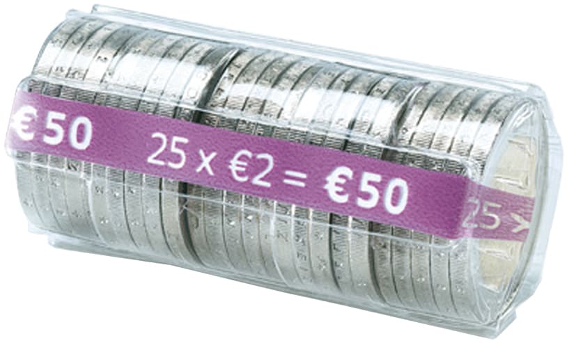 Reskal Münzhülsen The Container, Für 25 X 2 Eur