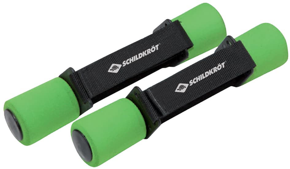 Schildkröt Soft-Hanteln, 0,5 Kg Set, Schwarz/Grün