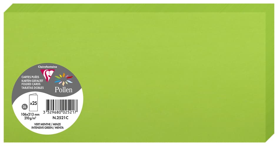 Pollen By Clairefontaine Doppelkarte Dl, Minze