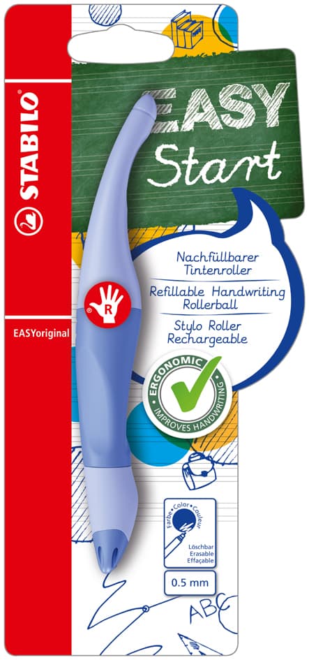 Stabilo Tintenroller Easyoriginal, Rechtshänder, Wolkenblau