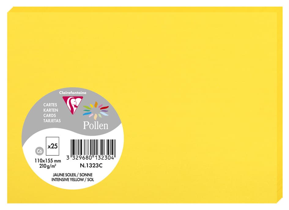 Pollen By Clairefontaine Karte C6, Sonne