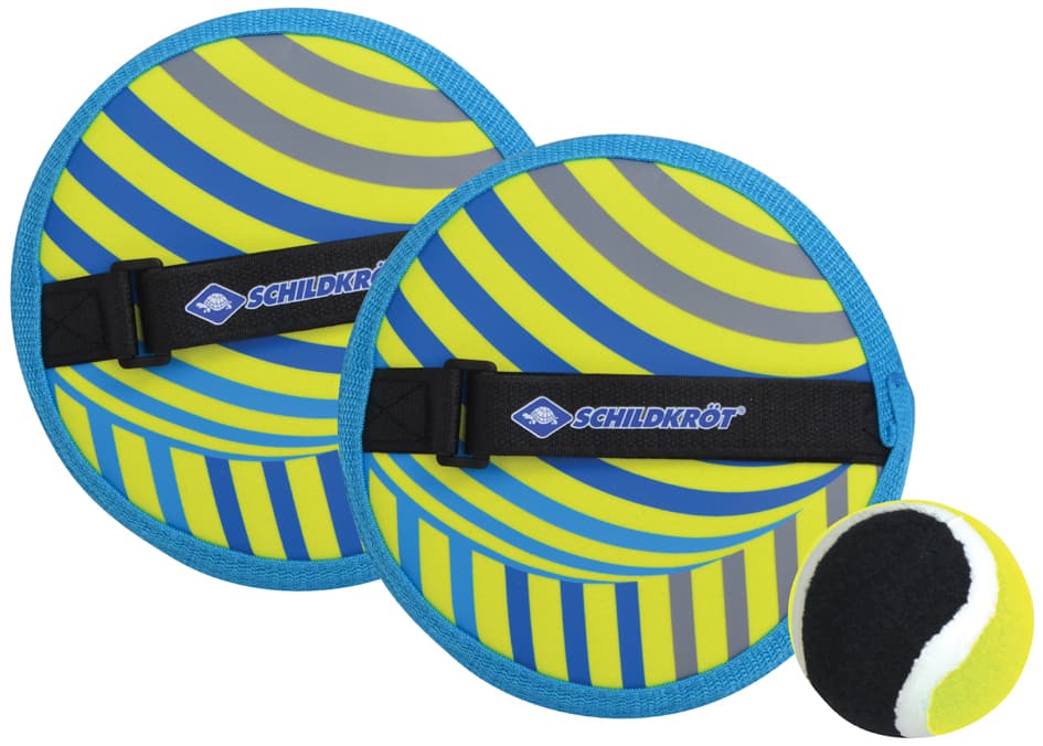 Schildkröt Wurfspiel Neopren Klettball-Set