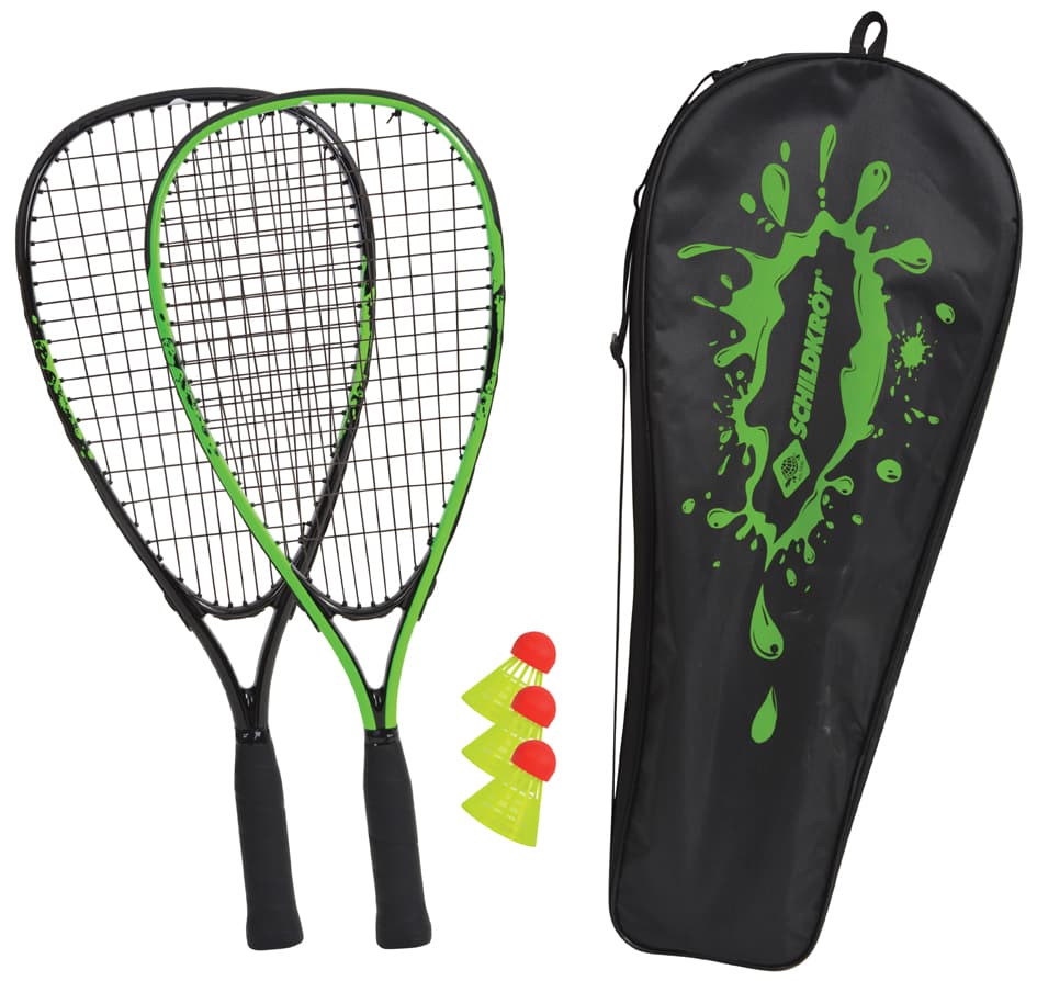 Schildkröt Speed Badminton Set, Schwarz / Grün