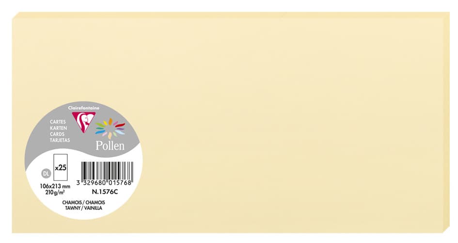 Pollen By Clairefontaine Karte Dl, Chamois