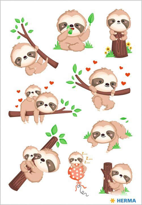 Herma Sticker Magic , Das Kleine Faultier,