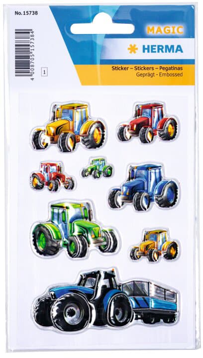 Herma Sticker Magic , Traktoren Rennen,