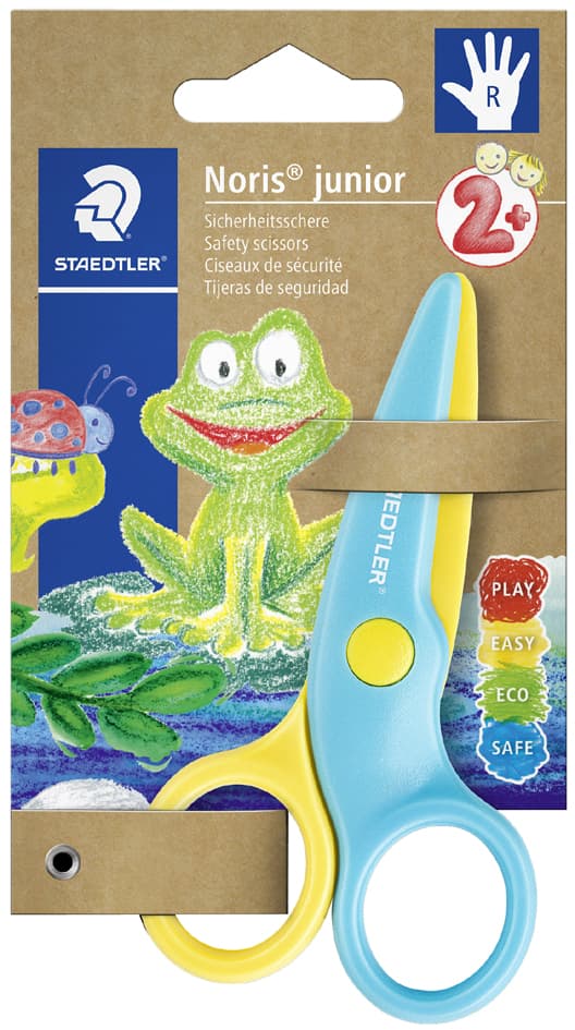 Staedtler Sicherheitsschere Noris Junior, Rund, Länge: 100mm